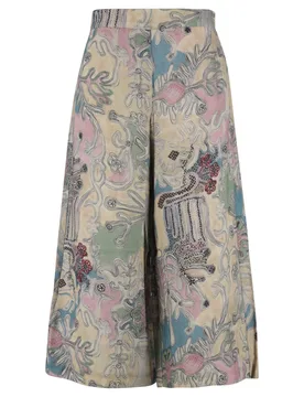 Hose, 7/8-Länge, Allover female - 42 - FashionsVida
