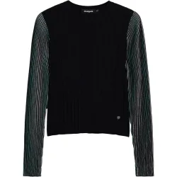 Jersey de mujer fino tableado