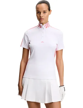 Polo Pip, weiss/altrosa xs - J.lindeberg - FashionsVida