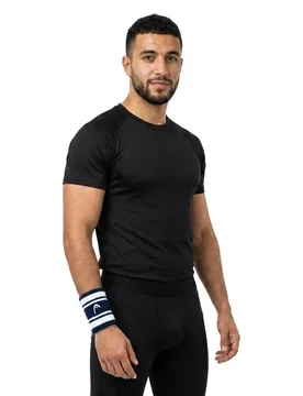 Striped 5 Wristband Navy / White One Size - Head Racket - FashionsVida