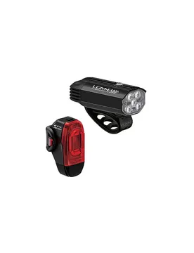Juego de luces para bicicleta Fusion Drive 500+ KTV Pro Set negro - Lezyne - FashionsVida