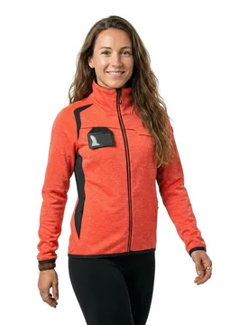 Sweat-shirt à Zip Accelerate Safe 19453 Hi-Vis Red / Dark Navy 5XL - MASCOT - FashionsVida