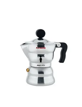 Espressomaschine Moka- - Aluminium / 6 Tassen silber - Alessi - FashionsVida