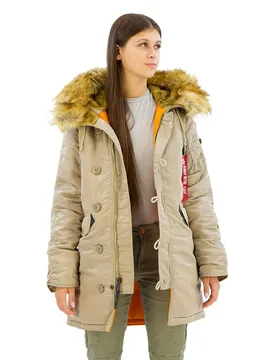 Industries Giacca N3b Vf 59 Beige S - ALPHA - FashionsVida