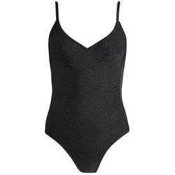 Bathers V Neck Swimsuit Black XL Women