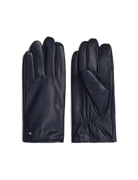 Lederhandschuhe dunkelblau S/M Herren - Tommy hilfiger - FashionsVida