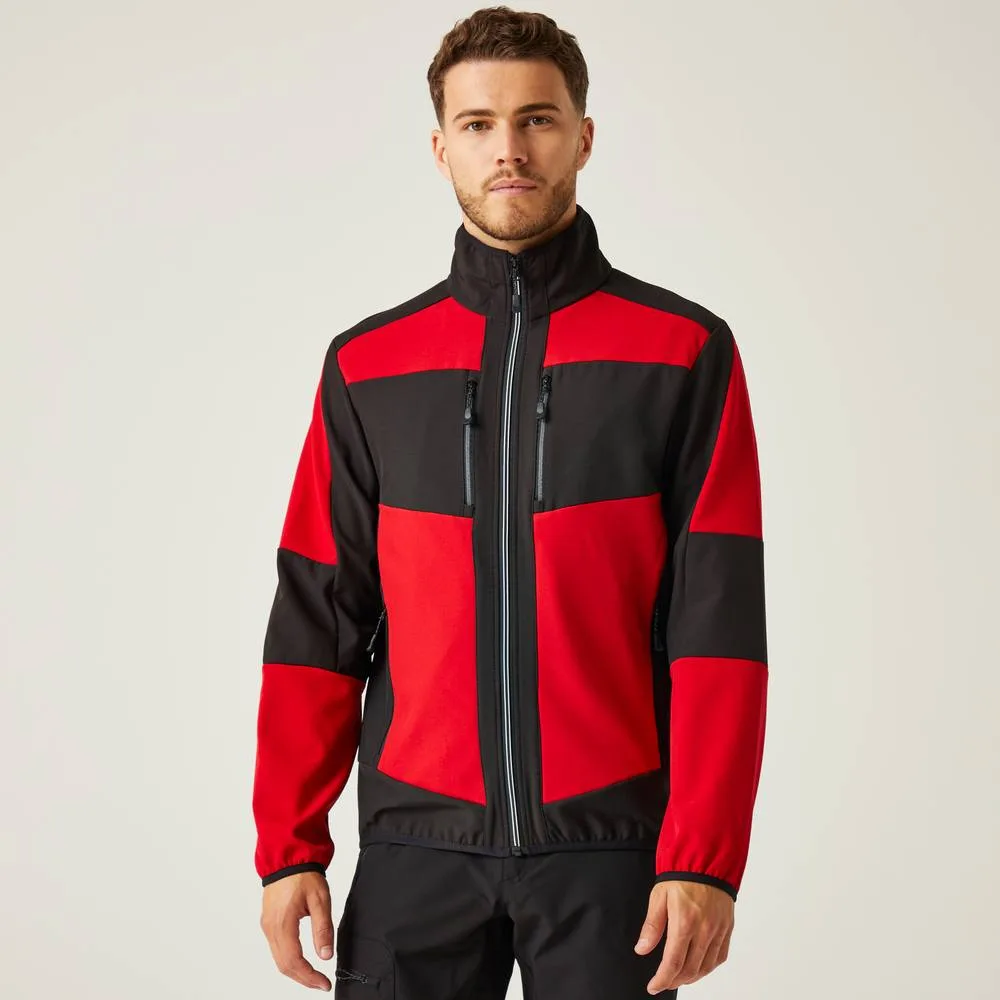 Unisex E-Volve Softshell Hybrid Jacket in Red Size: 3XL - Red - Size: 3XL - Regatta - FashionsVida