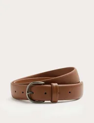 Leather Textured Belt Tan male