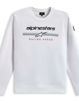 Felpa Moto BETTERN CREW Bianco taglia S - Alpinestars - FashionsVida