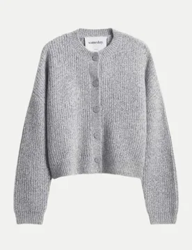 Someday Strickjacke Timaya Grau 42 - someday - FashionsVida