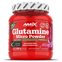 Glutammina Micropolvere Aminoacidi Frutti Di Bosco 360g