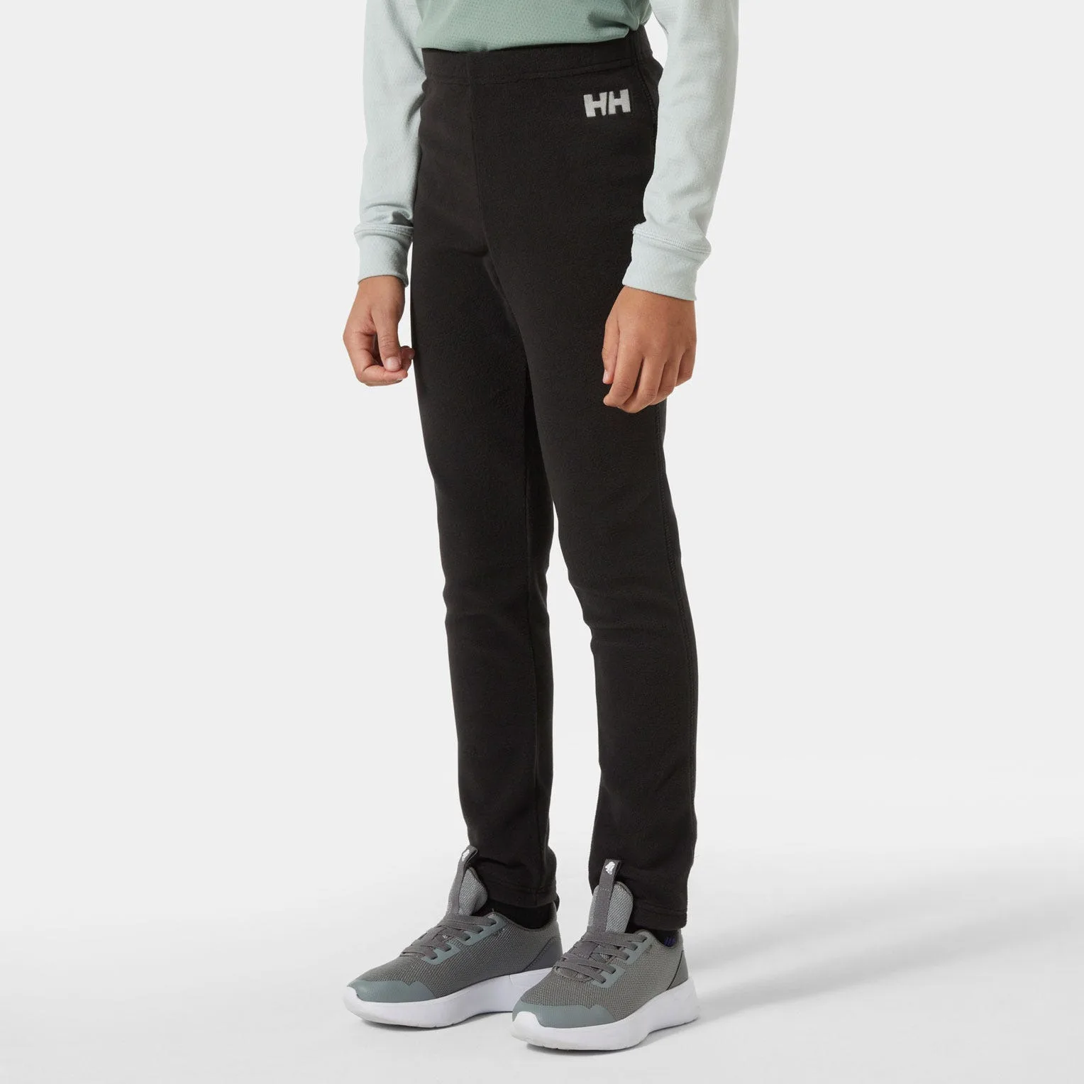 Junior's Daybreaker Fleece Tights Black 11 - Black - Unisex - Helly Hansen - FashionsVida