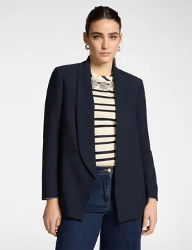 Chaqueta de mujer larga y lisa - Elena Miró - FashionsVida