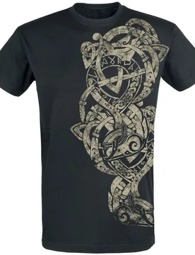 T-Shirt - Tattoo - S bis 4XL - für Männer - Größe 3XL - schwarz - Männer - male - Outer Vision - FashionsVida