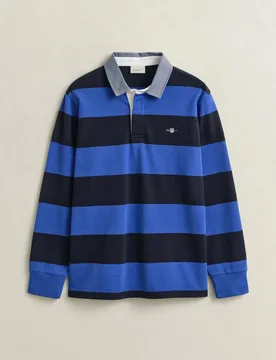 Polo de hombre a rayas con cuello de cambray - Gant - FashionsVida