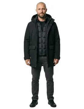 Parka Finn Softshell Black M - Jack & jones - FashionsVida