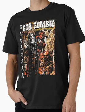 Horror Music Vintage Retro Rob zombie 1216 Captain Spaulding House of 1000 corpses Gift t shirt for man All size Tops S-6XL - Aliexpress - FashionsVida