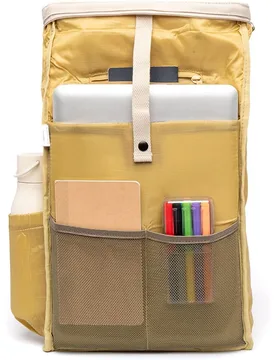 Mochila pequeña enrollable unisex con cremallera e imanes - Lefrik - FashionsVida