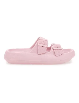 Ciabatte Slide Rosa Con Fibbie 02 41 - 2T2L - FashionsVida