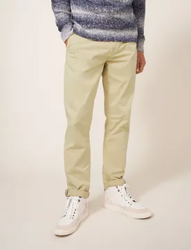 Regular Fit 5 Pocket Chinos Natural male - White stuff - FashionsVida