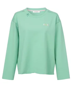 Sweatshirt Rundhals 1/1 Arm Motiv female - 52 - FashionsVida