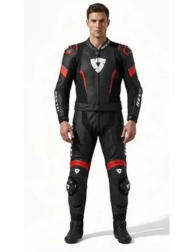 Tuta Moto Divisibile FIGHTER Nero Rosso taglia 48 - Rev'it - FashionsVida