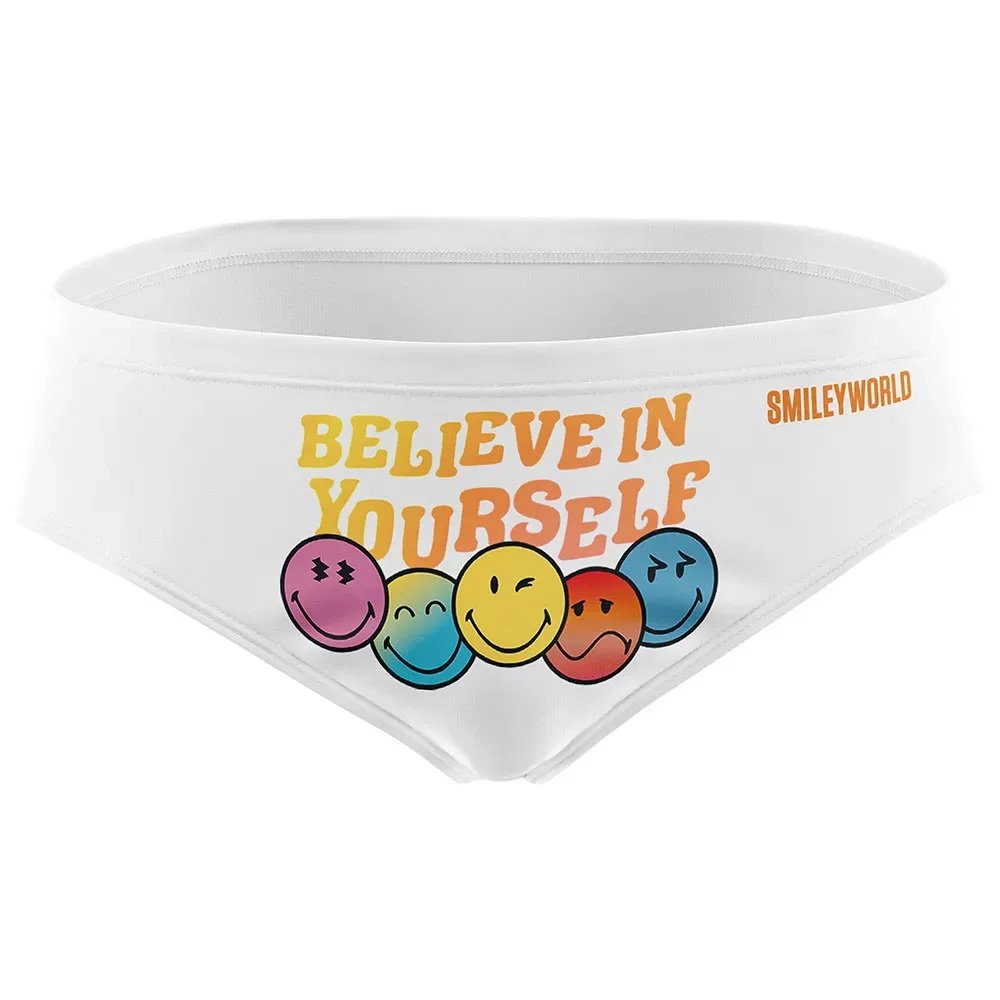 Smiley World Believe Swimming Brief Multicolour L Men - OTSO - FashionsVida