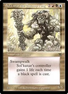 Sol'kanar the Swamp King Legends - Magic: The Gathering - FashionsVida