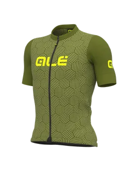 Maglia ciclismo SOLID CROSS verde - ALE' - FashionsVida