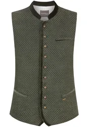 Trachtenweste Alfino (grün, Gr. 58) von Classics für Herren, Oberteile, 100% Polyester