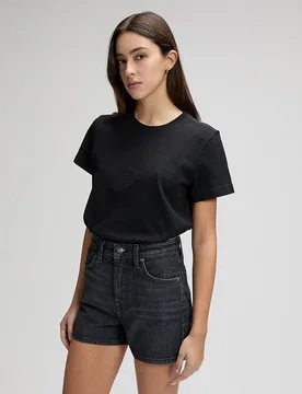 Camiseta de mujer de corte regular y manga corta - Lee - FashionsVida