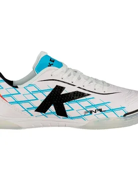 Chaussures De Futsal Final In White / Aqua EU 45 - Kelme - FashionsVida