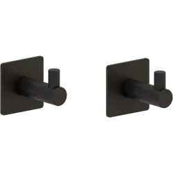 Set de 2 perchas individuales Praga Adhesivo
