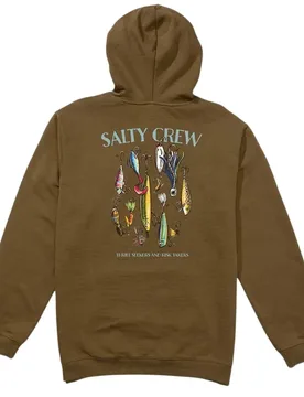 Sweat à Capuche Lure Gear Fleece Teak 2XL - Salty Crew - FashionsVida