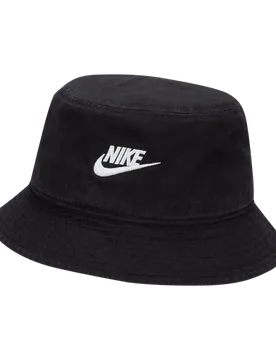 Kids Bucket Hat Unisex Caps - Black - Size 5 - 8 - Cotton - Black - Size: 5 - 8 - Nike - FashionsVida