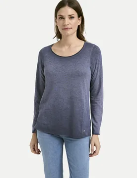 Smith & Soul Basic Pullover Blau L - Smith & Soul - FashionsVida