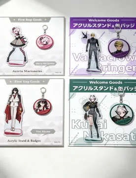 NIJISANJI EN Virtual Character Maria Marionette Hex Haywire Two Piece Set Acrylic Stand Model Plate Keychains Desktop Ornament - Aliexpress - FashionsVida