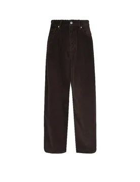 Cordhose Barrel Leg LEILA braun 31 damen - Kings of Indigo - FashionsVida