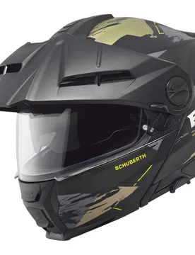 Casco Moto Modulare P/J E2 TRAIL Verde taglia 2XL - SCHUBERTH - FashionsVida