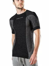 Herren Funktionsshirt schwarz XL M