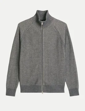 Marc O' Polo mit Stehkragen 0826-Medium Grey_Multi_01 XL - Marc O'Polo - FashionsVida