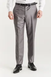 Mens Men’s Grey Tailored Trouser Smart Formal - Size 30 (Waist)