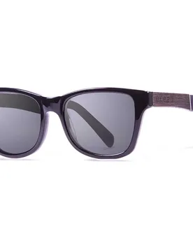 Laguna Polarized Sunglasses Shiny Black / Shiny Black-Ebony Smoke/CAT3 Men,Women - Ocean Sunglasses - FashionsVida