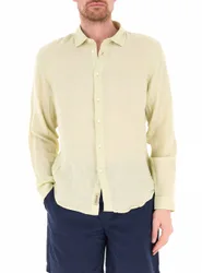 Camicia in lino VERDE CHIARO M