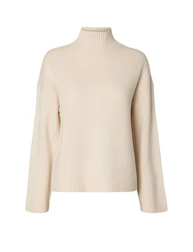 Rollkragenpullover SLWCILLE weiss XS damen - SELECTED FEMME - FashionsVida