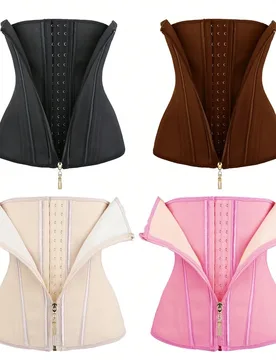 Pieza Faja reductora para mujer, Ropa interior moldeadora de control de abdomen, Ropa interior de alta compresión para dar forma al abdomen Albaricoq - Shein - FashionsVida