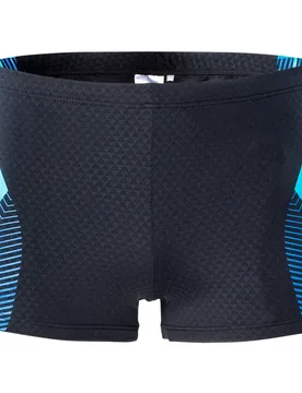 Carbo Swimming Boxer Black Carbo / Victoria Blue Line Print L Men - Aquawave - FashionsVida