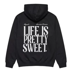 Mogarraz Oversized Raglan Hoodie Washed Black S Damen