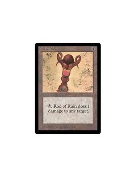 Rod of Ruin Beta - Magic: The Gathering - FashionsVida
