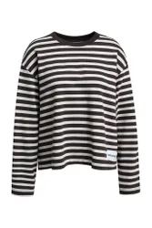 Boxy Sweatshirt Soul Studio Striped feale